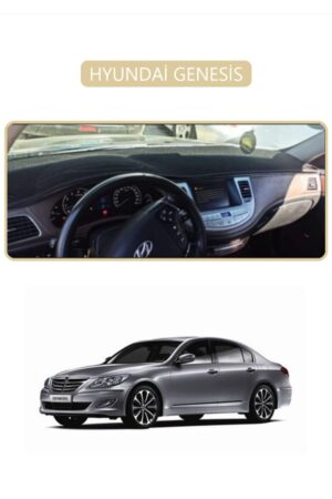 Hyundai Genesis Torpido Koruma Halısı - Bej Kenar