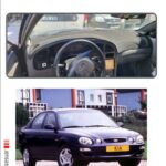 Kia Shuma 1995-2003 Torpido Koruma Halısı - Gri Kenar