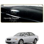Hyundai Sonata 2004-2007 Torpido Koruma Halısı - Bej Kenar