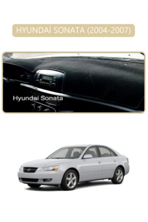 Hyundai Sonata 2004-2007 Torpido Koruma Halısı - Bej Kenar