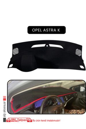 Opel Astra K Torpido Koruma Halısı - Siyah Kenar