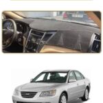 Hyundai Sonata 2009-2015 Torpido Koruma Halısı - Bej Kenar