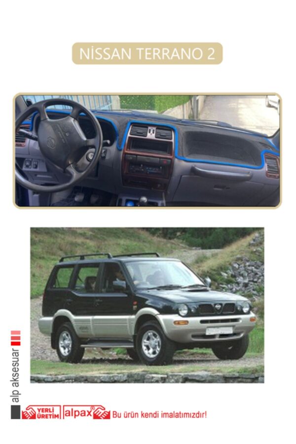 Nissan Terrano 2 Torpido Koruma Halısı - Bej Kenar