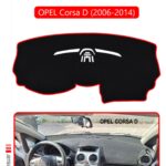 Opel Corsa D (2006-2014) Torpido Koruma Halısı - Kırmızı Kenar