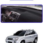 Hyundai Tucson 1 Torpido Koruma Halısı - Mavi Kenar