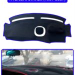 Hyundai Starex 1997-2007 Torpido Koruma Halısı - Mavi Kenar