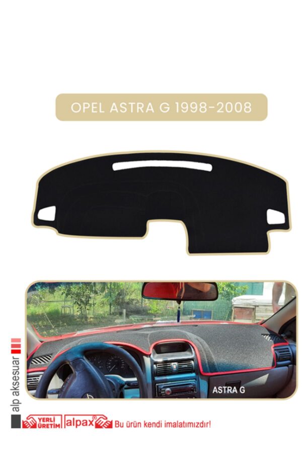 Opel Astra G 1998-2008 Torpido Koruma Halısı - Bej Kenar