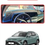 Hyundai Bayon 2021+ Torpido Koruma Halısı - Kırmızı Kenar