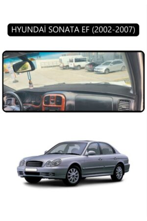 Hyundai Sonata Ef 2002-2007 Torpido Koruma Halısı - Siyah Kenar