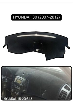 Hyundai İ30 2007-2012 Torpido Koruma Halısı - Siyah Kenar