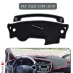 Kia Ceed 2013-2019 Torpido Koruma Halısı - Gri Kenar