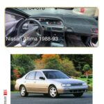 Nissan Altima 1988-1993 Torpido Koruma Halısı - Bej Kenar