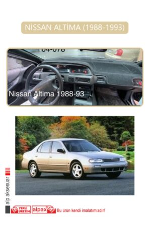 Nissan Altima 1988-1993 Torpido Koruma Halısı - Bej Kenar