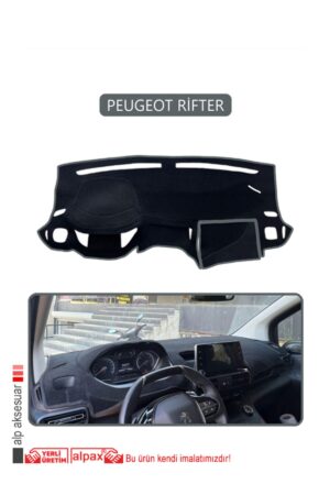 Peugeot Rifter Torpido Koruma Halısı - Gri Kenar