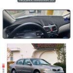 Nissan Maxima 33 Torpido Koruma Halısı - Gri Kenar