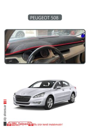 Peugeot 508 Torpido Koruma Halısı - Gri Kenar