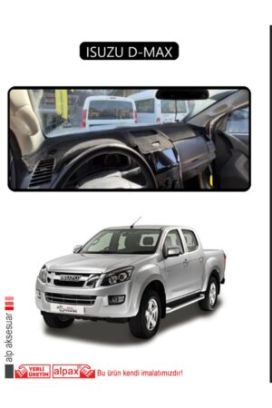 Isuzu D-Max Torpido Koruma Halısı - Siyah Kenar