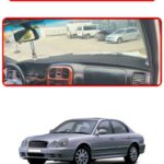 Hyundai Sonata Ef 2002-2007 Torpido Koruma Halısı - Kırmızı Kenar