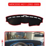 Mercedes W211 2002-2009 Torpido Koruma Halısı - Kırmızı Kenar