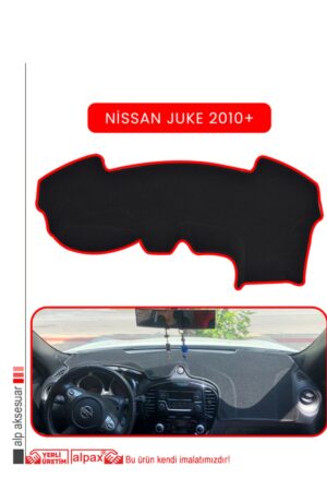 Nissan Juke 2010+ Torpido Koruma Halısı - Kırmızı Kenar