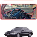 Hyundai Sonata 1993-1998 Torpido Koruma Halısı - Kırmızı Kenar