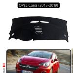 Opel Corsa (2013-2019) Torpido Koruma Halısı - Siyah Kenar