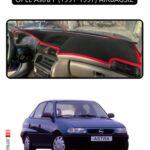 Opel Astra F 1991-1997 Aırbagsız Torpido Koruma Halısı - Siyah Kenar