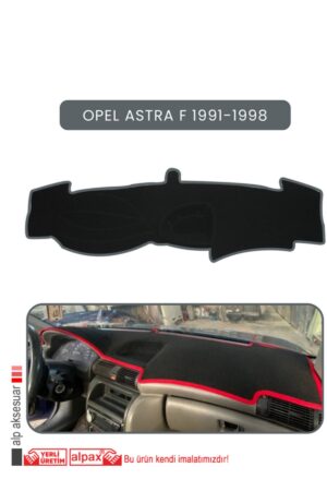 Opel Astra F 1991-1998 Torpido Koruma Halısı - Gri Kenar