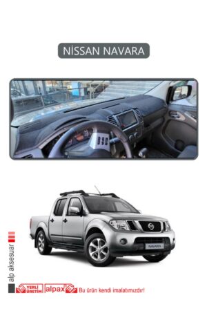 Nissan Navara Torpido Koruma Halısı - Gri Kenar