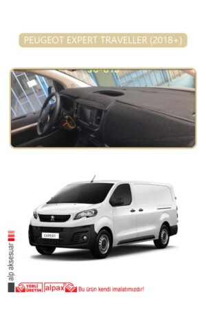 Peugeot Expert Traveller 2018+ Torpido Koruma Halısı - Bej Kenar