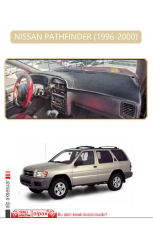 Nissan Pathfinder 1996-2000 Torpido Koruma Halısı - Bej Kenar
