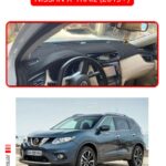 Nissan X-Trail 2013+ Torpido Koruma Halısı - Kırmızı Kenar