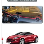Peugeot Rcz 2010 - 2015 Torpido Koruma Halısı - Gri Kenar