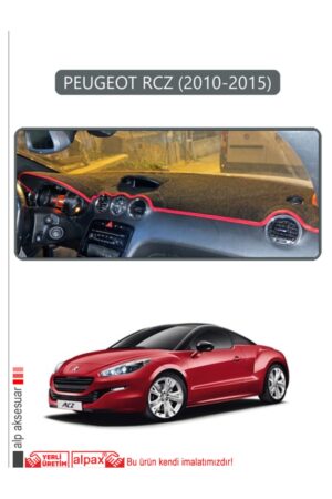 Peugeot Rcz 2010 - 2015 Torpido Koruma Halısı - Gri Kenar