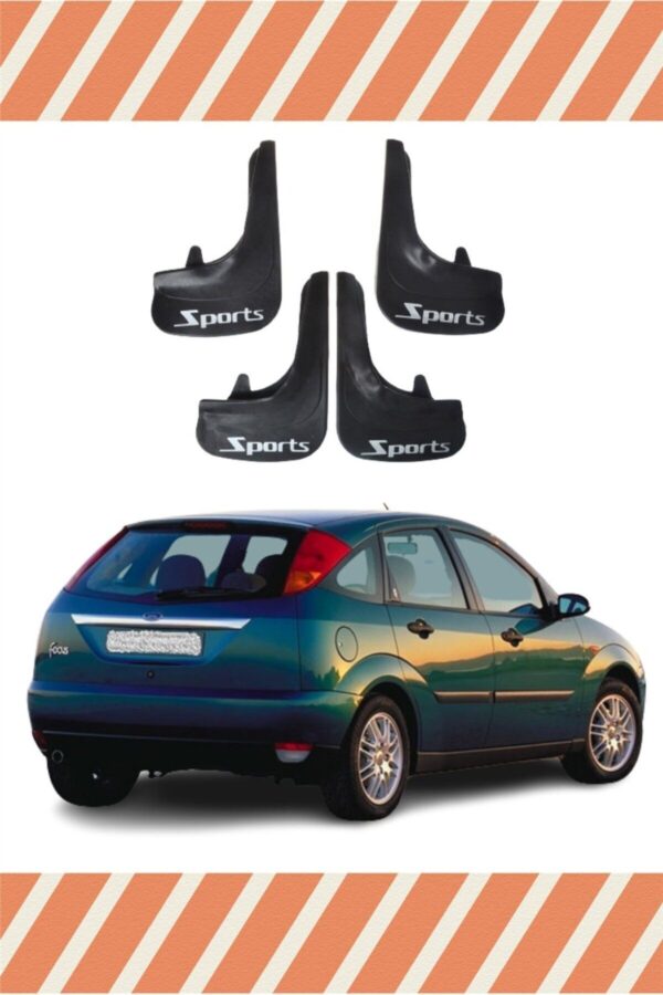 Ford Focus 1 Hb 1998-2004 sports yazılı 4’lü tozluk çamurluk paçalık