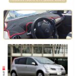 Nissan Note E11 2005-2009 Torpido Koruma Halısı - Bej Kenar