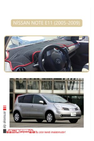 Nissan Note E11 2005-2009 Torpido Koruma Halısı - Bej Kenar