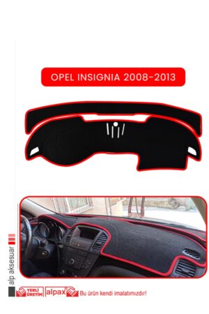 Opel Insignia (2008-2013) Torpido Koruma Halısı - Kırmızı Kenar