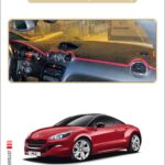 Peugeot Rcz 2010 - 2015 Torpido Koruma Halısı - Bej Kenar