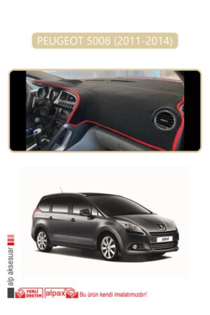 Peugeot 5008 (2011-2014) Torpido Koruma Halısı - Bej Kenar