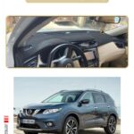 Nissan X-Trail 2013+ Torpido Koruma Halısı - Bej Kenar