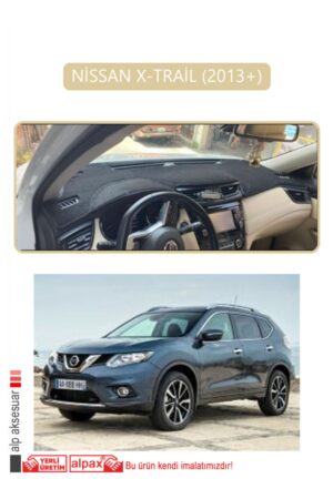 Nissan X-Trail 2013+ Torpido Koruma Halısı - Bej Kenar
