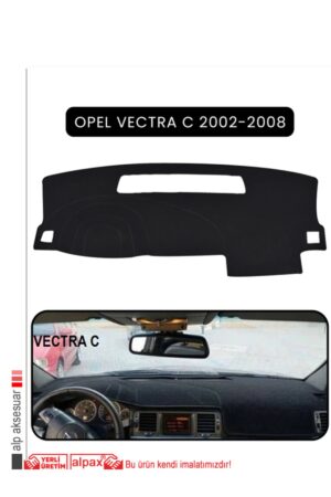 Opel Vectra C 2002-2008 Torpido Koruma Halısı - Siyah Kenar