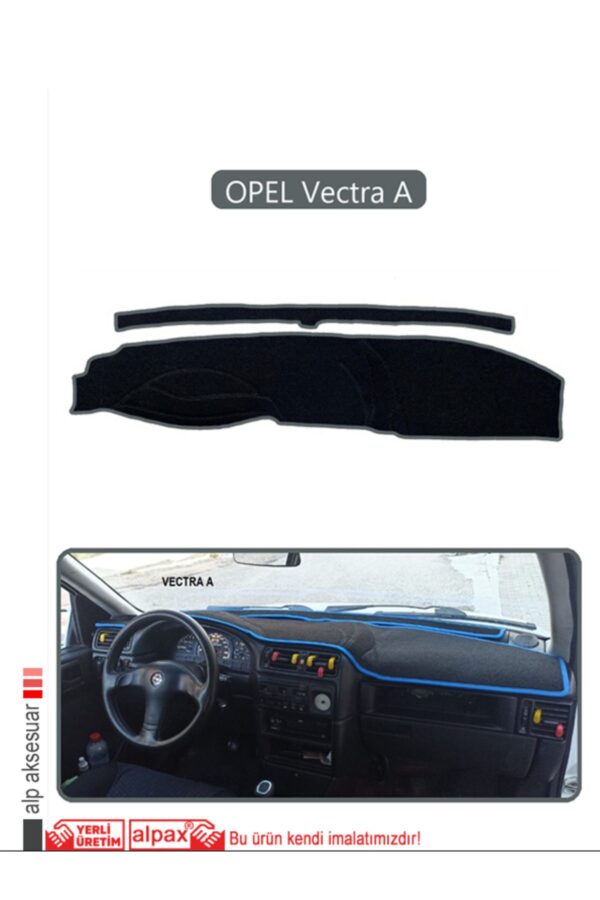 Opel Vectra A Torpido Koruma Halısı - Gri Kenar