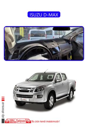 Isuzu D-Max Torpido Koruma Halısı - Mavi Kenar
