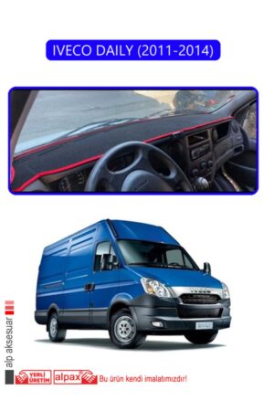 Iveco Daıly 2011-2014 Torpido Koruma Halısı - Mavi Kenar