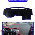 Kia Ceed 2006-2012 Torpido Koruma Halısı - Mavi Kenar