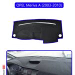 Opel Meriva A (2003-2010) Torpido Koruma Halısı - Mavi Kenar