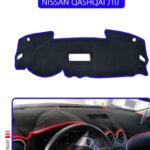 Nissan Qashqaı J10 Torpido Koruma Halısı - Mavi Kenar