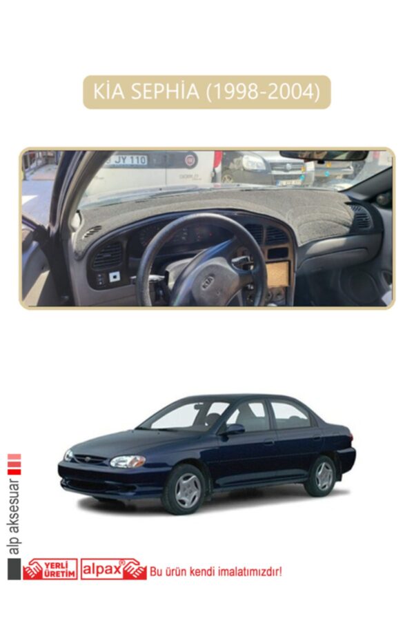 Kia Sephia 1998-2004 Torpido Koruma Halısı - Bej Kenar